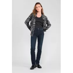 Jeans pulp regular Vida taille haute bleu-noir N°2
