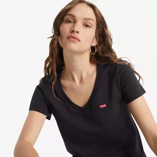 T-SHIRT COL V