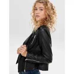 VESTE EN SIMILICUIR
