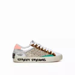 BASKET FAUNE SAUVAGE PLATINE EN DÉTRESSE