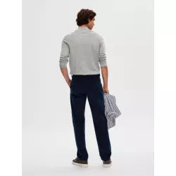 PANTALON DROIT EN CORDELETTE
