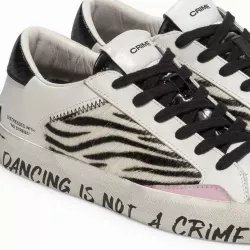BASKET DISTRESSED GRAFFITI ZEBRA