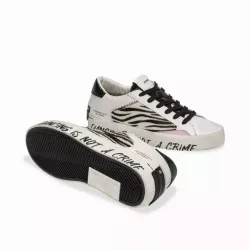 BASKET DISTRESSED GRAFFITI ZEBRA