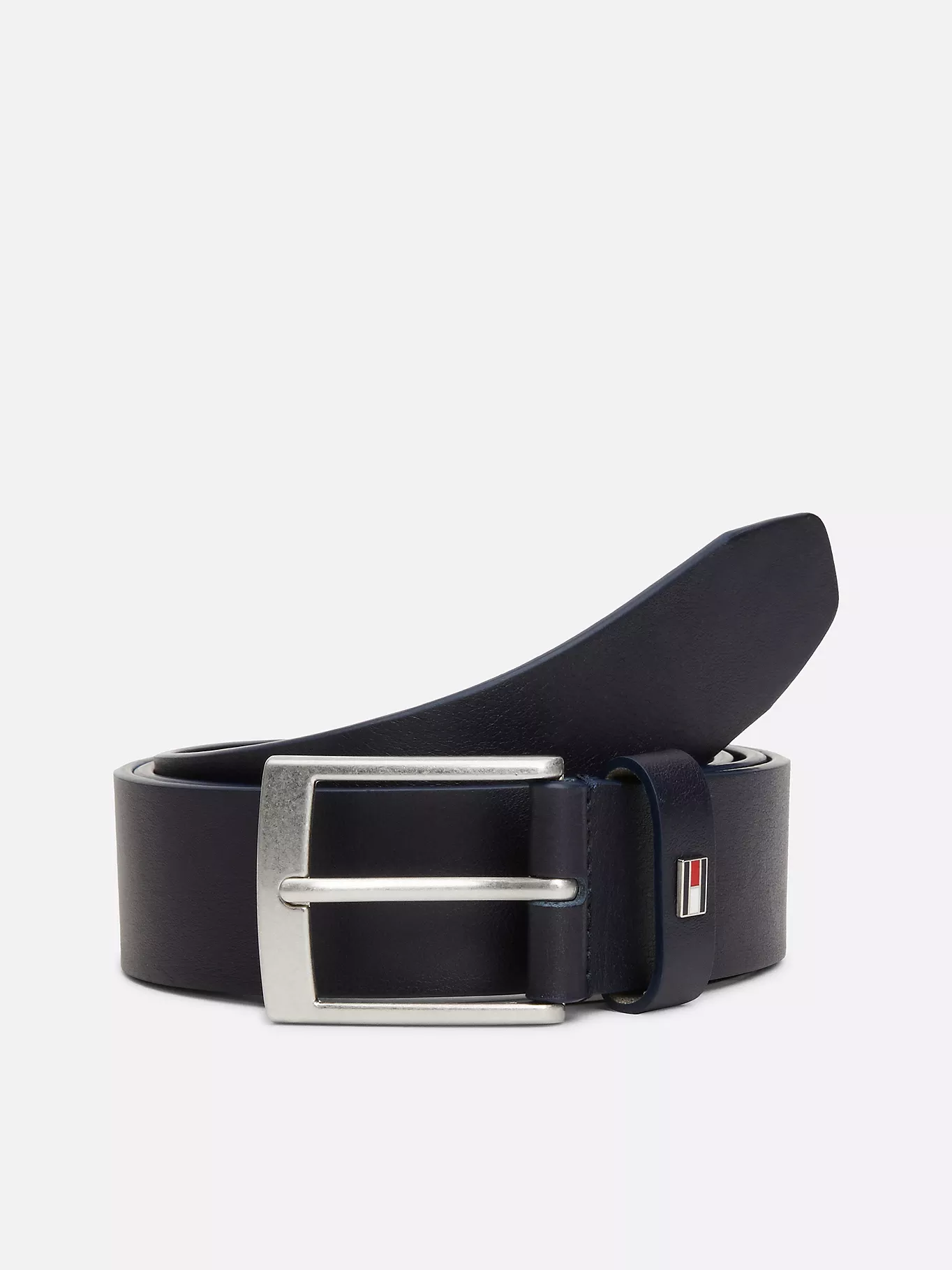 Ceinture en cuir à boucle carrée