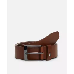 Ceinture en cuir à boucle carrée