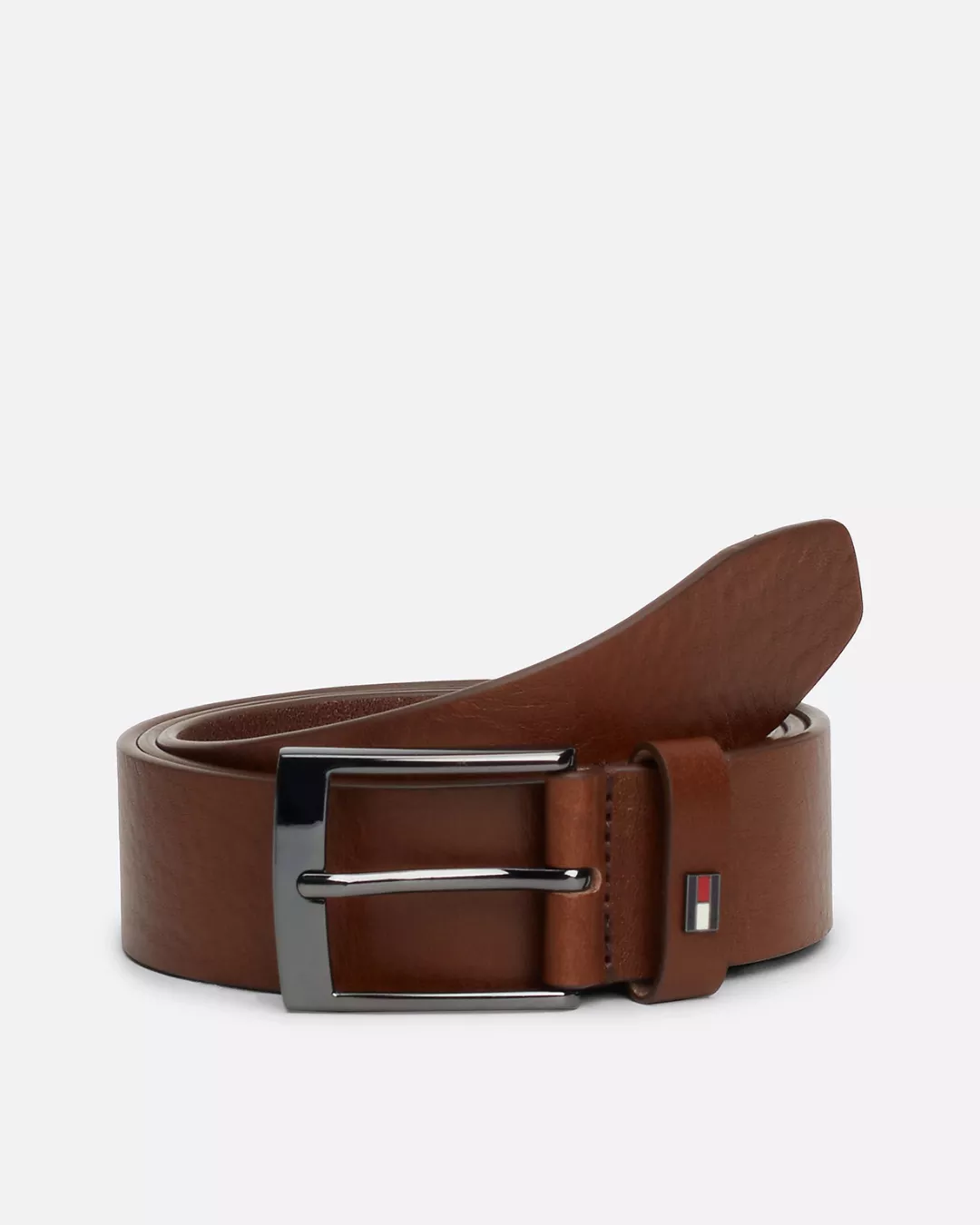 Ceinture en cuir à boucle carrée