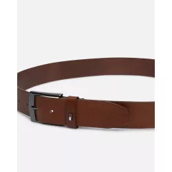 Ceinture en cuir à boucle carrée