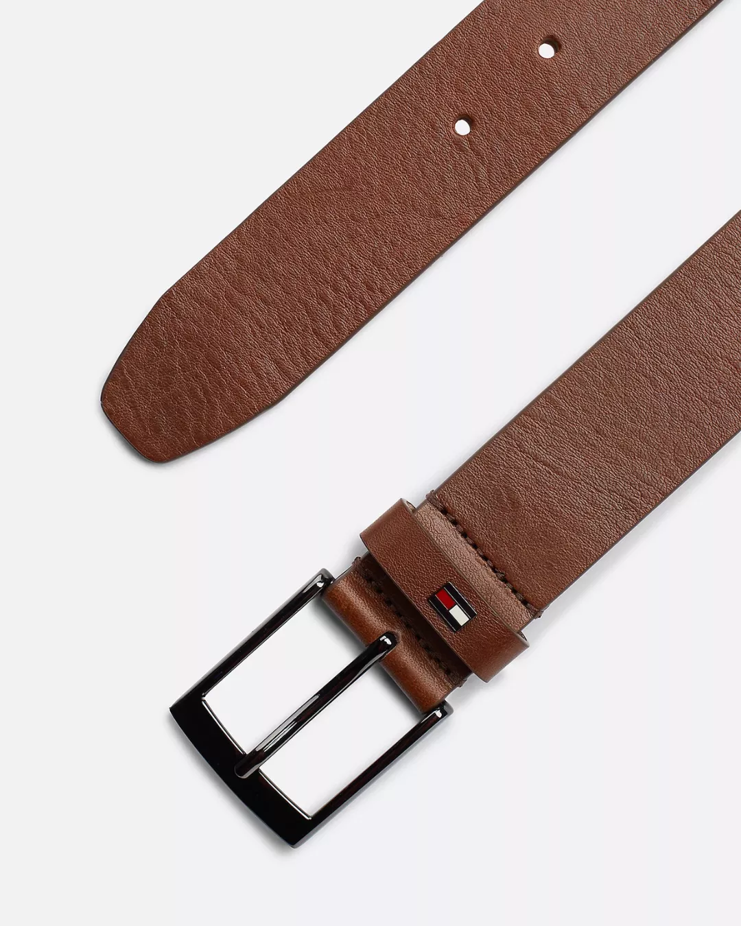 Ceinture en cuir à boucle carrée