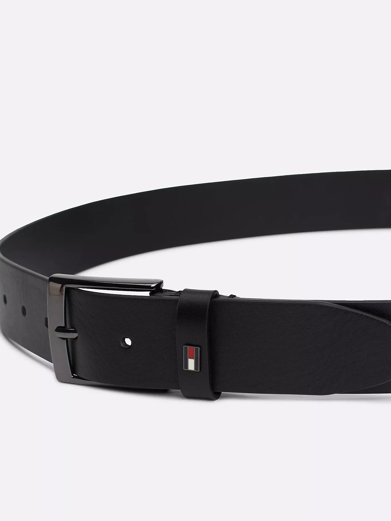 Ceinture en cuir à boucle carrée