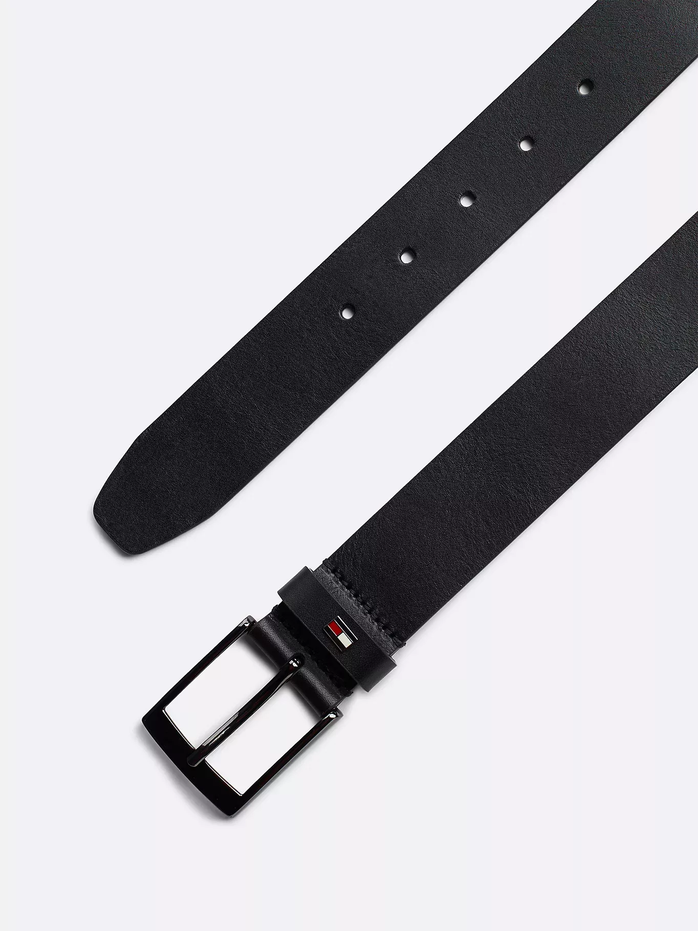 Ceinture en cuir à boucle carrée