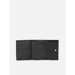 Portefeuille à trois volets et monogramme TH