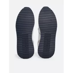 Baskets de running dentelées en cuir