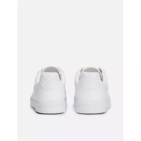 Baskets en cuir à monogramme TH