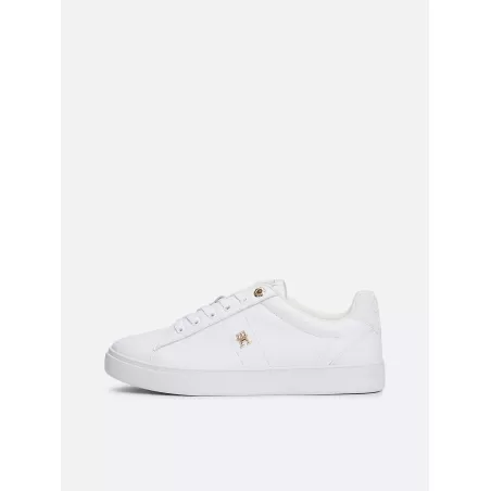 Baskets en cuir à monogramme TH