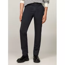 Chino droit Denton en coton imprimé