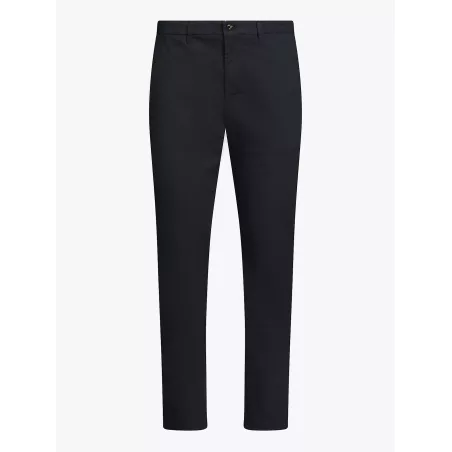 Chino droit Denton en coton imprimé