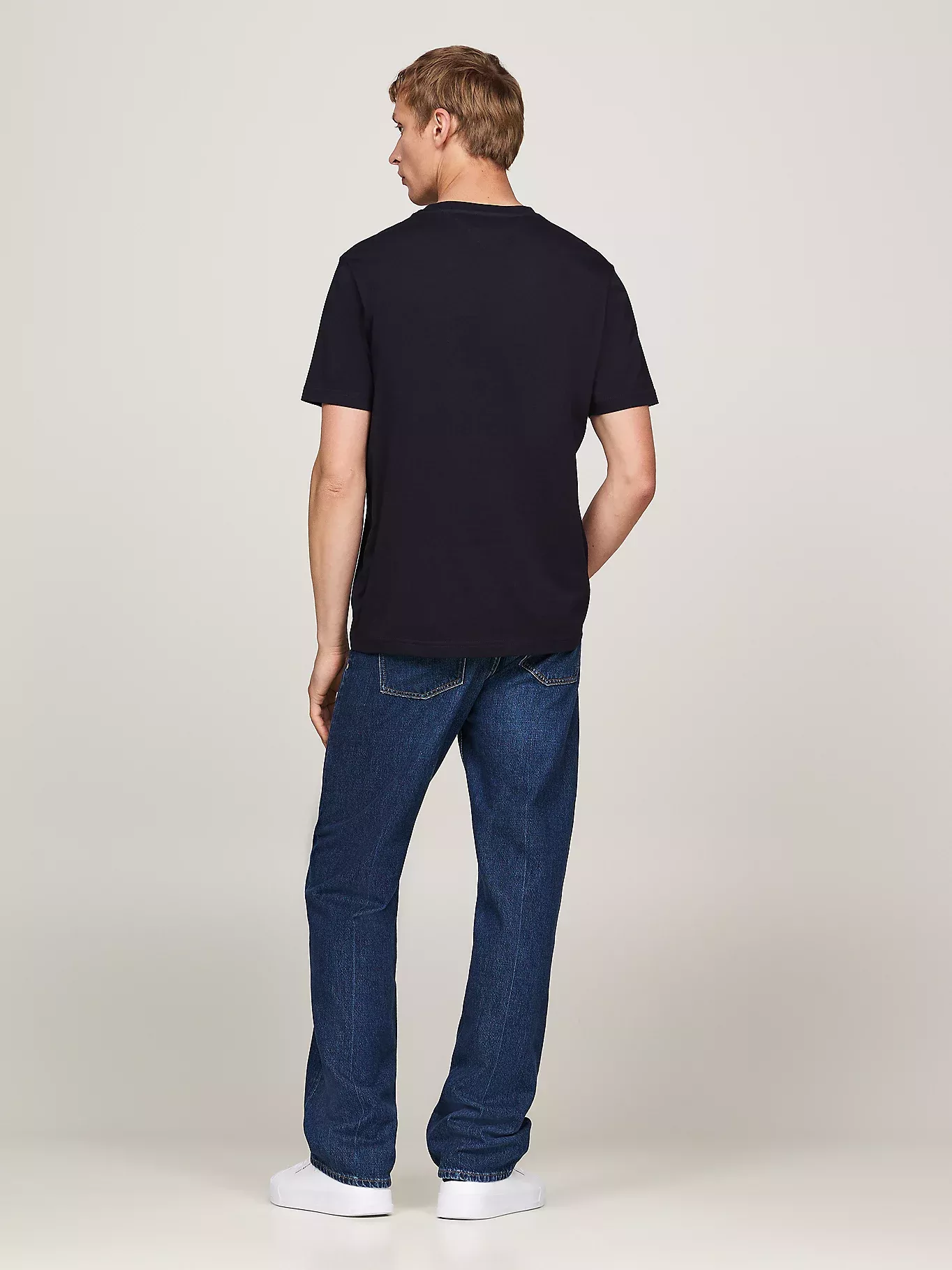 T-shirt à logo et col ras-du-cou