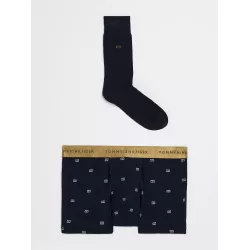 Coffret cadeau boxer et chaussettes à motif