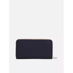 Grand portefeuille zippé à monogramme TH